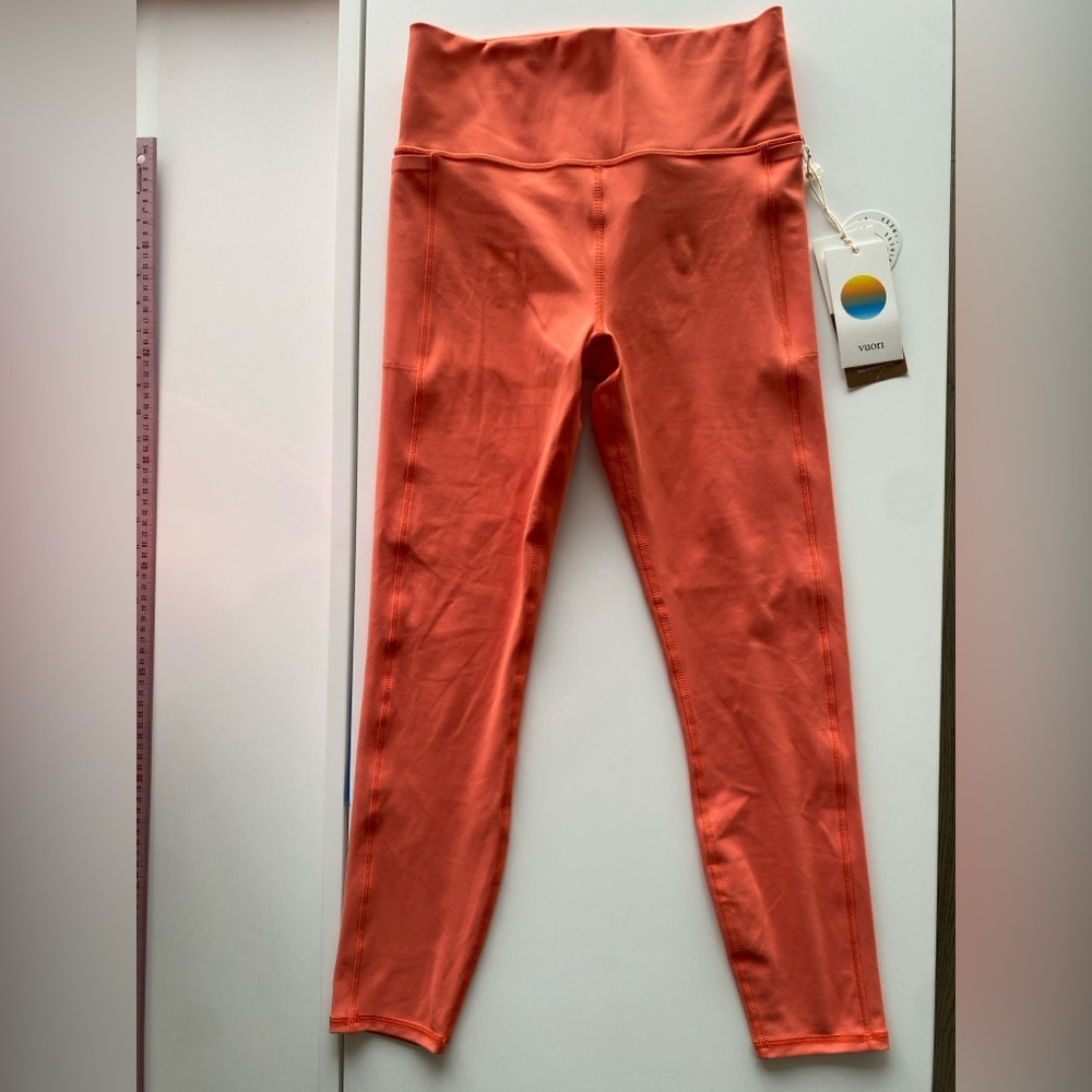 Vuori Studio Pocket Leggings Grapefruit Size M